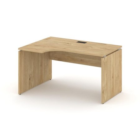 Стол рабочий эргономичный SN-D.SPA-022(L) (1580х800/980х750) (Тиквуд Светлый)
