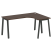 Стол криволинейный правый Metal System Style БА.СА-4 Пр 1600x1200x750