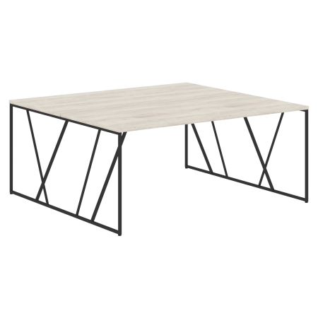 Стол двойной LOFTIS LWST 1716 1760х1606х750 (Сосна ЭдмонтЧерный)