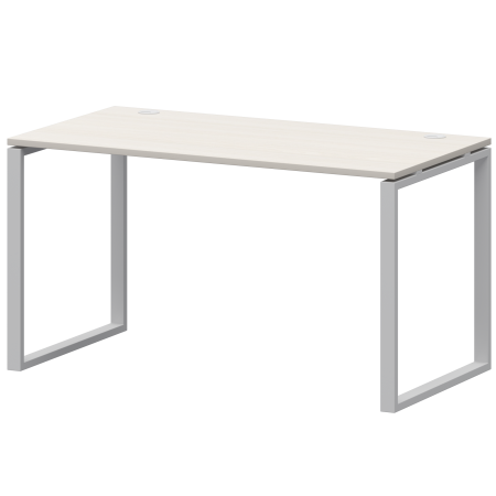 Стол на металлокаркасе Арго-М АМ.О-004 1600x730x760 (Ясень шимо/Белый)