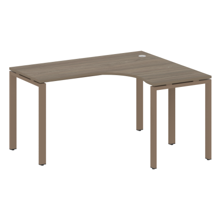 Стол криволинейный правый Metal System Style БП.СА-3 Пр 1400x1200x750