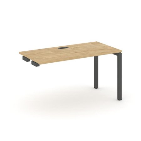 Стол-приставка к опорным элементам SN-5P.OPRS-023 (1380х800х750) (Тиквуд Светлый/Металл Антрацит)