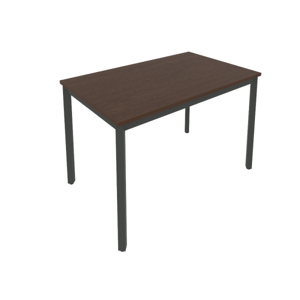 Стол письменный на металлокаркасе Slim С.СП-4 1180x720x750 (Венге Цаво/Антрацит металл)