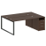 Рабочая станция Metal System Style БО.РС-СТП-2.4 2012x1475x750