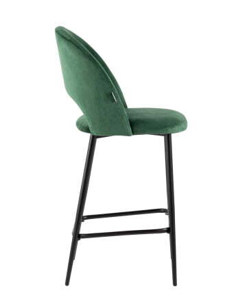 Стул полубарный Меган велюр зеленый (Стул полубарный Меган зеленый)