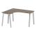 Стол криволинейный левый Metal System Style БА.СА-3 Л 1400x1200x750