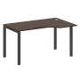 Стол криволинейный правый Metal System Style БП.СА-2 Пр 1400x900x750