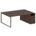 Рабочая станция Metal System Style БО.РС-СТП-2.4 2012x1475x750