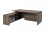 Стол руководителя с опорной тумбой Festus FB-119L.GG 1800x1900x750