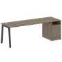 Рабочая станция Metal System Style БА.РС-СТП-1.5 2212x720x750