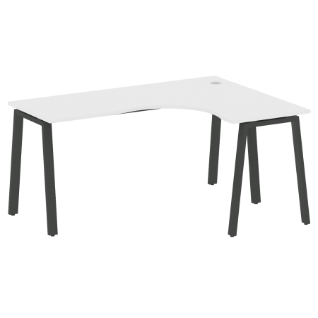 Стол криволинейный правый Metal System Style БА.СА-4 Пр 1600x1200x750