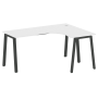 Стол криволинейный правый Metal System Style БА.СА-4 Пр 1600x1200x750